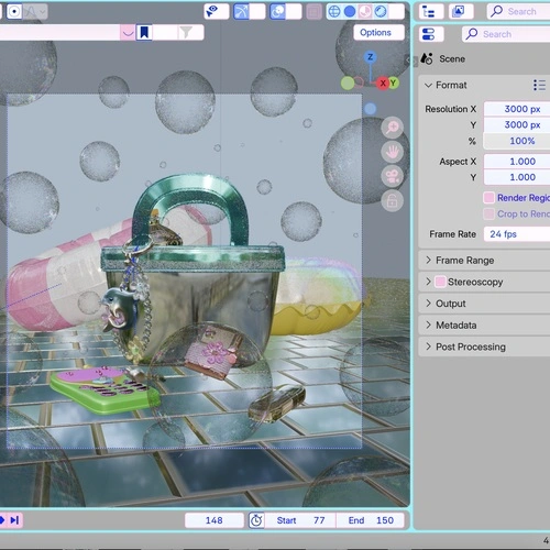 3DCGビジュアルクリエイター SAKI 講座の例題
