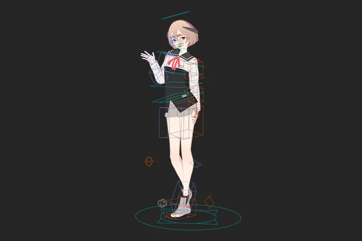 3Dキャラクターモデラー kenpoo  講座の例題
