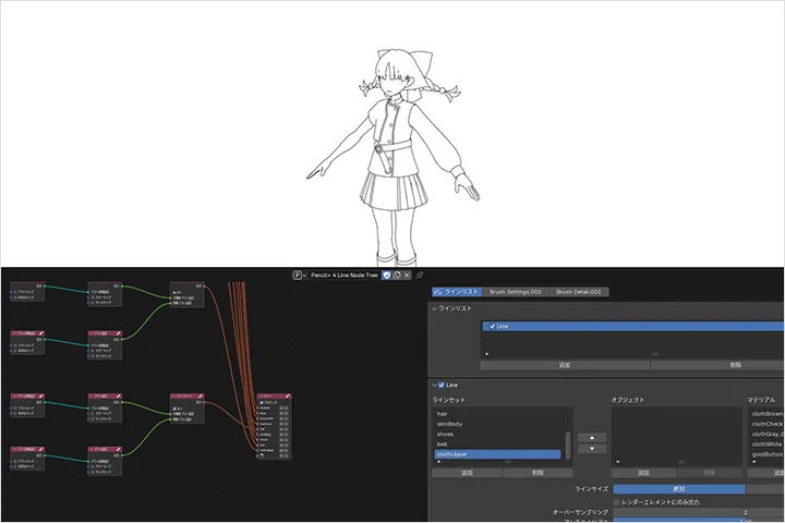 3Dキャラクターモデラー kenpoo  講座の例題