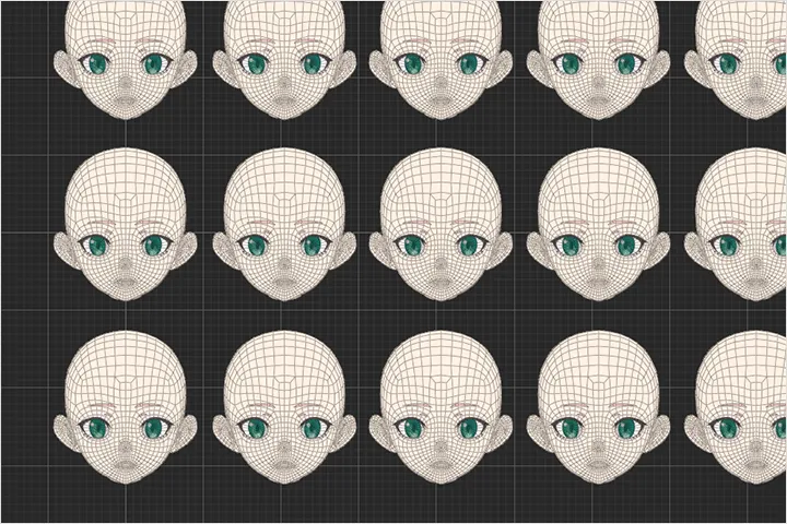 3Dキャラクターモデラー kenpoo  講座の例題